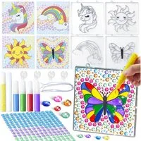 Klever Kits Malen nach Zahlen Klever Kits Suncatcher Fenster Bastelsets für Kinder