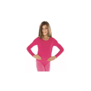 Kinder-Langarmbody, pink