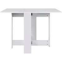 JEOBEST Esstisch Esszimmertische, Küchentisch, Arbeitstisch, Klappbar für 2-4 Personen, (1 Tisch), Weiß 103 x 76 x 73.5 cm