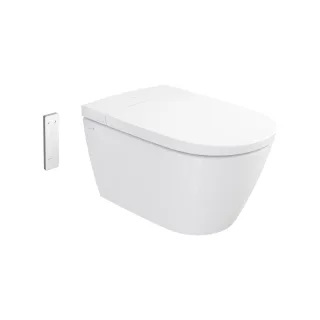 VitrA V-Care 3.0 Base Dusch-Wand-WC mit Vortex-Spülung ohne Spülrand 38 x 60 x 41 cm,7777B403-6377 7777B403-6377