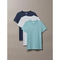 Calvin Klein Underwear T-Shirt S/S CREW NECK 3PK (Packung, 3-tlg., 3er-Pack) mit Logostickerei