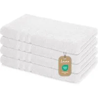 Lavea Handtuch Lavea® 4er Set Handtücher 50x100 cm, Elena Frottiererie, 100% Baumwolle (4er Set), 500 g/m² Frottier, weich & saugstark, pflegeleicht