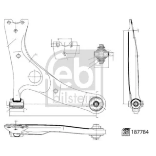 Febi Querlenker vorne rechts Toyota Rav 4 2 187784