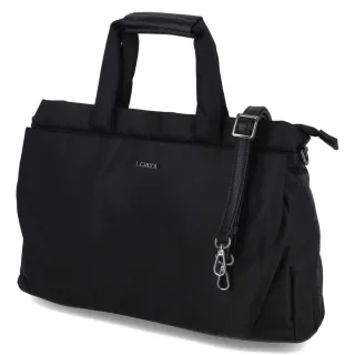 L.Credi Handtasche SAVITA - Gr.  - Schwarz - Textil & Synthetik