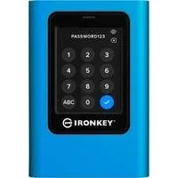IronKey Vault Privacy 80 3.84 TB, Externe SSD blau/schwarz, USB-C 3.2 Gen 1 (5 Gbit/s)