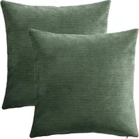 Erwin Müller Kissenbezug Kissenhülle "Glasgow" 2er-Pack, Cord Uni