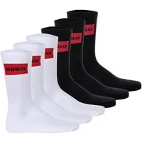 HUGO Sportsocken Herren Socken 6er Pack Baumwolle (Packung, 6er Pack)