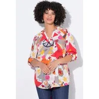 Angel of Style Tunika Bluse Smiley-Patchmuster 3/4-Ärmel