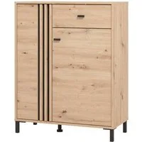 Home affaire Schuhschrank LAVAL Schuhregal, Schuhkommode Drei Regale und eine Schublade. Gesamtbreite 86,5 cm