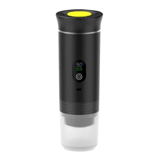 Comfook Portable Espresso Coffee Machine USB Digital Display NS Capsule & Powder Extraction Coffee Maker Outdoor for Car