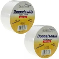 Osma Klebeband Doppelseitiges Klebeband 40m x 24mm Montageklebeband, Klebestreifen, Universal