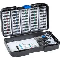 Torsions-Bit-Set 666-045, 45-teilig, Bit-Satz Farbcodierung