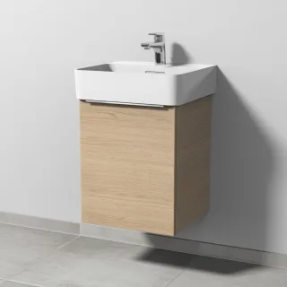 Sanipa 3way Waschtischunterbau zu Laufen VAL Waschtisch mit 1 Tür, Eiche-Nordic UM81948