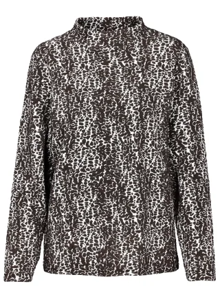 CLARINA - Stehbund-Sweatshirt, 1/1 Arm - Gr. - 40