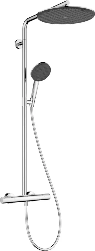 Hansgrohe Showerpipe Raindance Alive S Puro 300 1jet mit Ecostat Element chrom, 24592000 24592000