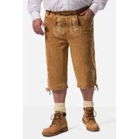 Men Plus Lederhose 3/4-Trachten-Lederhose echtes Leder