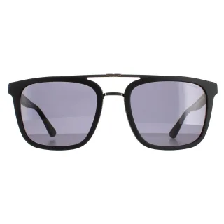 Police Square Mens Matte Schwarz Grau SPLB41 Origins 35