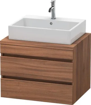 Duravit DuraStyle Konsolenwaschtischunterbau wandhängend Nussbaum Matt 700x548x512 mm - DS531607979 DS531607979