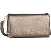 TOM TAILOR Abendtasche Xia, klares Design mit Logoprägung und fließender Silhouette in Lederoptik