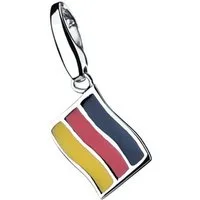 GIORGIO MARTELLO MILANO Charm-Einhänger Flagge Deutschland, Silber 925