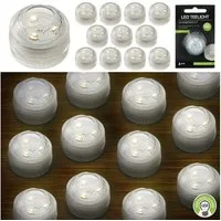CEPEWA LED Dekolicht Teelicht LED 12er Set warmweiß