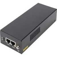 Gigabit Ethernet PoE++ Injektor, 802.3bt, 85 W, PoE-Injektor schwarz