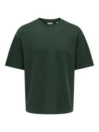 ONLY&SONS - ONSCASPIAN AIRFLEX BOXY SS TEE NOOS Pine Grove - Gr. - XXL