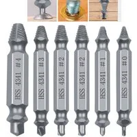 BAYLI Multitool Beschädigte Schraubenausdreher Satz 6-tlg., Speed Out Linksausdreher