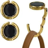 kwmobile Taschen-Halterung kwmobile Tisch Handtaschenhalter Haken, (2-tlg., 2x Faltbare Antirutsch Taschenhaken Halterung für Handtaschen)