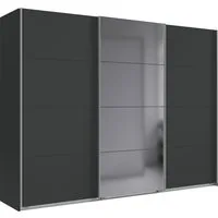 Wimex Schwebetürenschrank Ernie Kleiderschrank mit Spiegel, Made in Germany (Wähle aus verschiedenen Größen deinen perfekten Stauraum) Schlafzimmerschrank in verschiedenen Breiten