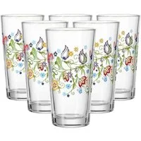 Ritzenhoff & Breker Glas Shanti Trinkgläser 380 ml 6er Set, 6-tlg., Glas