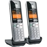 COMFORT 500HX Duo, Mobilteil silber/schwarz, 2 Mobilteile