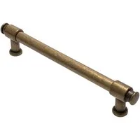 livingpoint24 Möbelgriff Möbelgriff BA 128-192mm Küchengriff Altmessing Griffe Messing brüniert (1-St., 17), Vintage