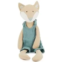 BIECO Plüschfigur Bieco Fuchs Kuscheltier Baby Kuscheltier aus Leinenstoff & Musselin
