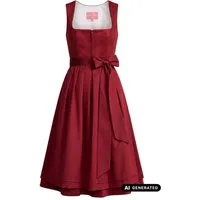 Krüger Madl Dirndl Dirndl Tia 70cm Länge rot