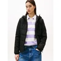 Tommy Jeans Steppjacke TJW SLIM LW HOODED PADDED JACKET Steppware, slim fit, mit Kapuze