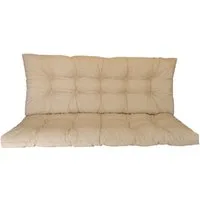 Rattani Sitzkissen Polster Kissen für Hollywoodschaukel 5 Größen beige