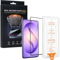 Wigento Handyhülle Für Samsung Galaxy S26 Ultra SnapFit 9H Hart Glas Installationshilfe, 9H Härte, kratzfest, stoßfest, Installationshilfe, Oleophob