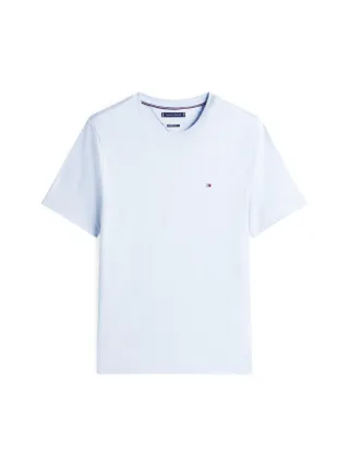 Tommy Hilfiger - T-Shirt mit Rundhalsausschnitt blau - Gr. - XXL
