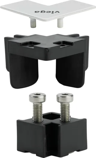 Viega Fertigbauset Advantix 4965.51, in Edelstahl matt 711788