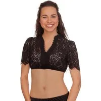 Spieth & Wensky Dirndlbluse Dirndlbluse - MELLINGEN - creme, schwarz