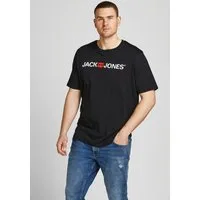 Jack & Jones PlusSize T-Shirt CORP mit Print und bequemem Rundhals bedruckt, modisch, regular fit, Baumwolle, Rundhals