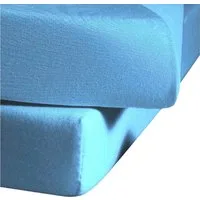 fleuresse Spannbettlaken Ines hochwertiger Jersey aus reiner Baumwolle, Jersey, Gummizug: rundum, (1 Stück), aus Baumwolle, für Matratzen bis 23 cm Höhe, Bettlaken, Spannbetttuch