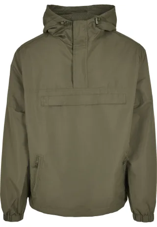 Brandit Allwetterjacke "Brandit Herren Summer Pull Over Jacket" 1 Stk. tlg. mit Kapuze