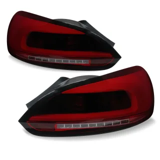 Original LED Lightbar Rückleuchten Schwarz Smoke L+R SET für VW Scirocco 3 III
