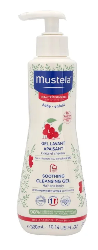Mustela Soothing Cleansing Gel Hair And Body.