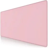 CSL Gaming Mauspad XXL Speed Mousepad 900 x 400 x 3 mm, große Tischunterlage, rutschfest, abwaschbar, Geschwindigkeit & Präzision, rosa