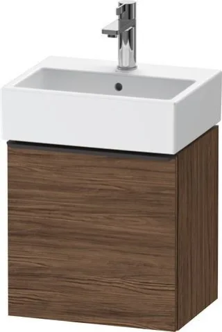 Duravit D-Neo Waschtischunterbau wandhängend Nussbaum dunkel Matt 434x322x440 mm - DE4217LBD210000 DE4217LBD210000