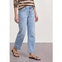 STREET ONE Bequeme Jeans Style Amalia mit Aufschlag und Stretch