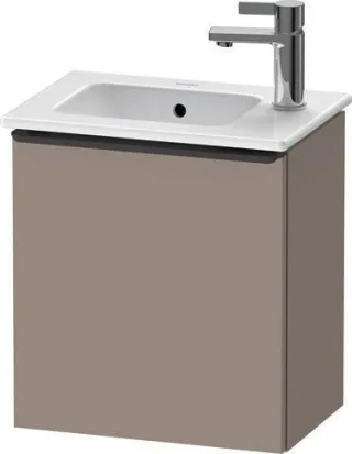 Duravit D-Neo Waschtischunterbau wandhängend Basalt Matt 410x274x440 mm - DE4259RBD430000 DE4259RBD430000